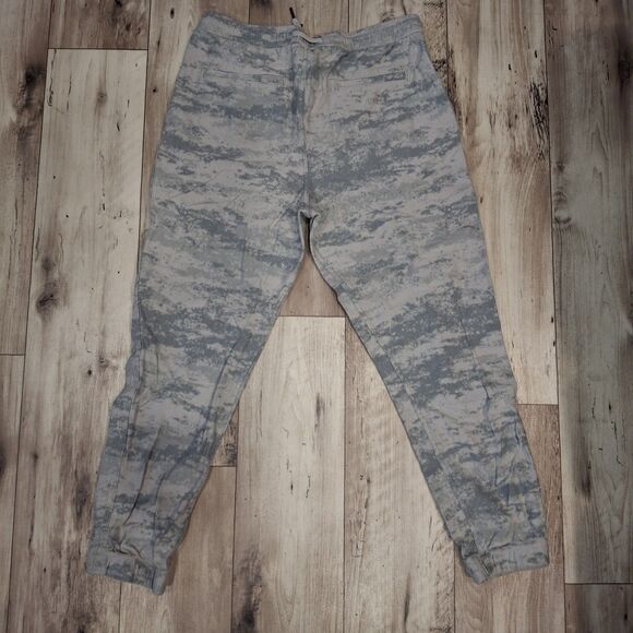 Athleta Farallon Jogger Pants Fog Camo Print Pockets Drawstring Women Size M - Picture 3 of 4